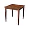 International Concepts Square Solid Wood Top Table, Espresso, 30 W, 30 L, 30 in H, Wood, Espresso K581-3030-30S - alternate 2